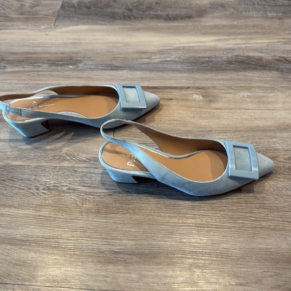 Elegant Blue Slingback Heels - Picture 4 of 7